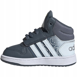 Chaussures enfant Adidas Hoops Mid 2.0 I gris FW4925 1