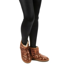 Bottes isolées marron, émeu Autumnsnow brun 3