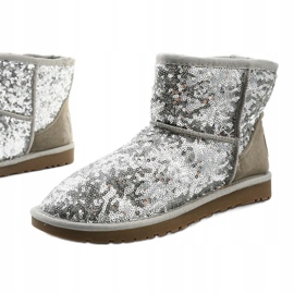 Bottes isolées argentées, emu Autumnsnow 1