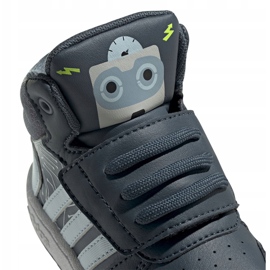 Chaussures Adidas Hoops Mid 2.0 I Jr FW4925 blanc gris 2