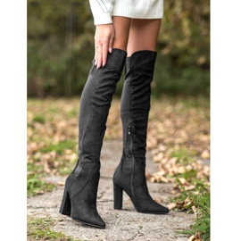 Sweet Shoes Bottes hautes en Spitz noir 1