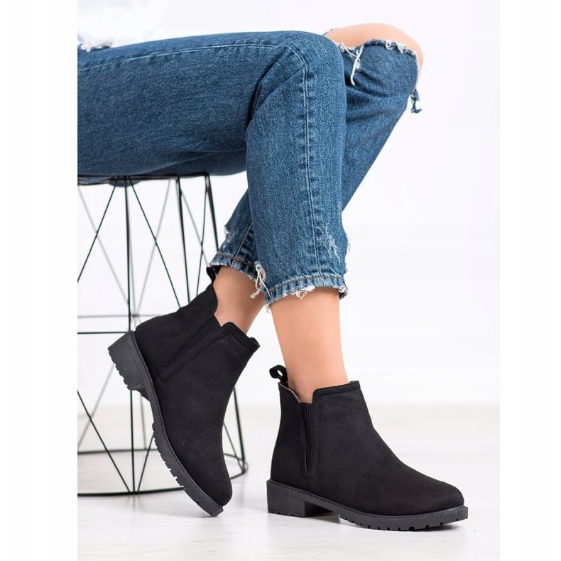 Balada Bottines Chelsea noires chaudes le noir 2