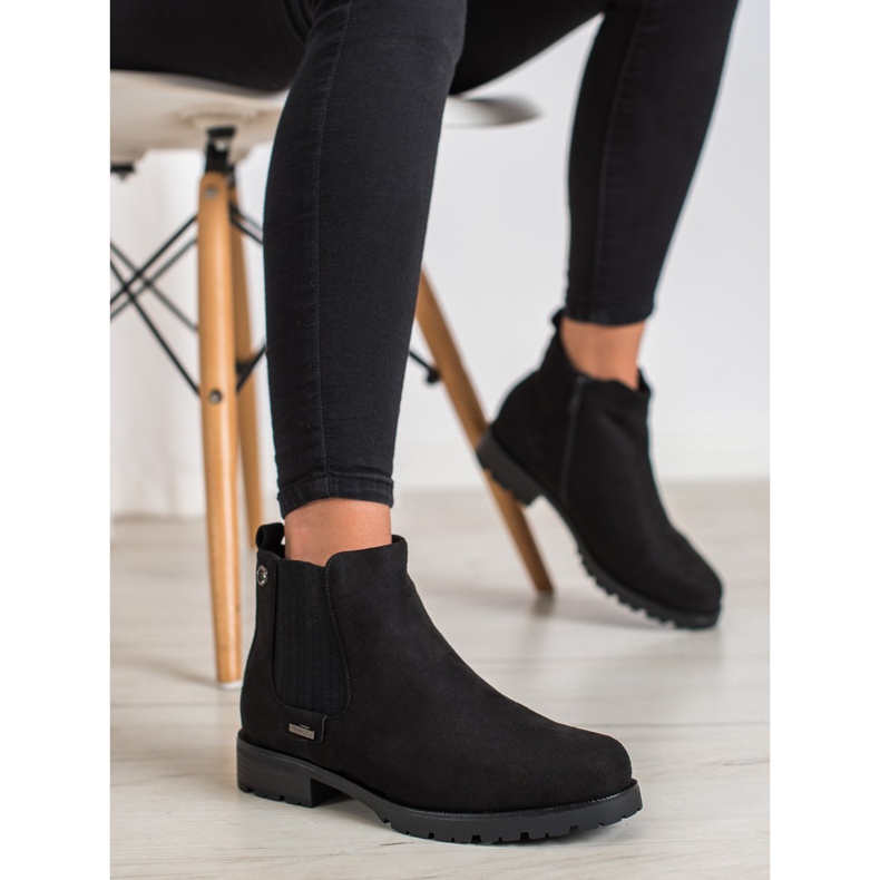 Groto Gogo Bottes noires chaudes le noir 2 Groto Gogo Bottes noires chaudes le noir 2