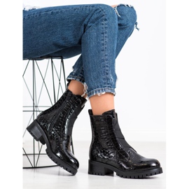 Super Me Imprimé serpent de travail le noir 2