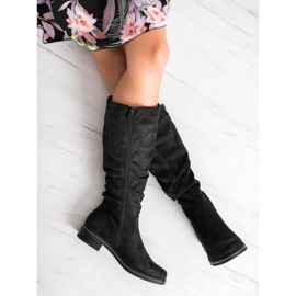 Super Me Bottes Avec Cubic Zirconia le noir 3