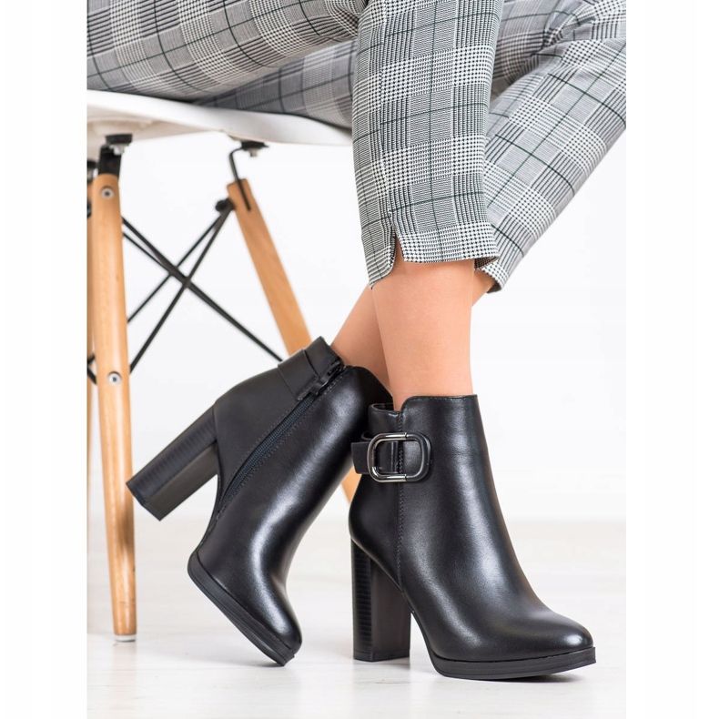 Super Me Bottes élégantes avec isolation noir 2