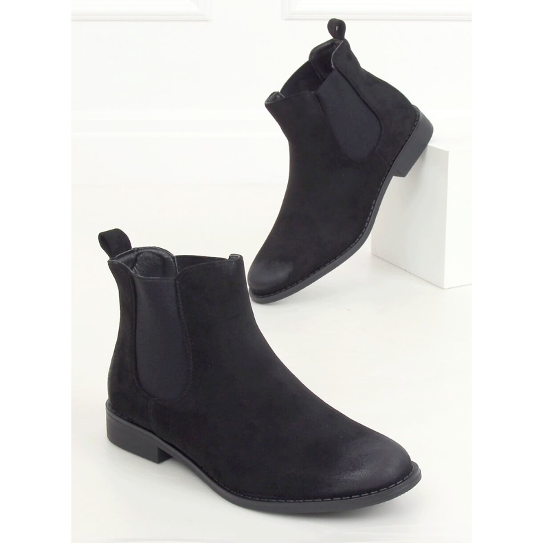 Bottines Chelsea noires pour femmes 8310 Noir 1