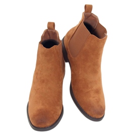 Camel 8310 Bottines Chelsea femme Camel brun multicolore 2