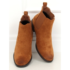 Camel 8310 Bottines Chelsea femme Camel brun multicolore 3