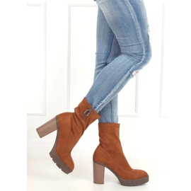 Camel 9513 Bottines compensées Camel brun 2