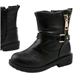 Bottes noires pour enfants pour filles de Jynriane 1