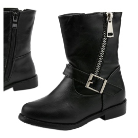 Bottes noires pour enfants pour filles Dlary 1