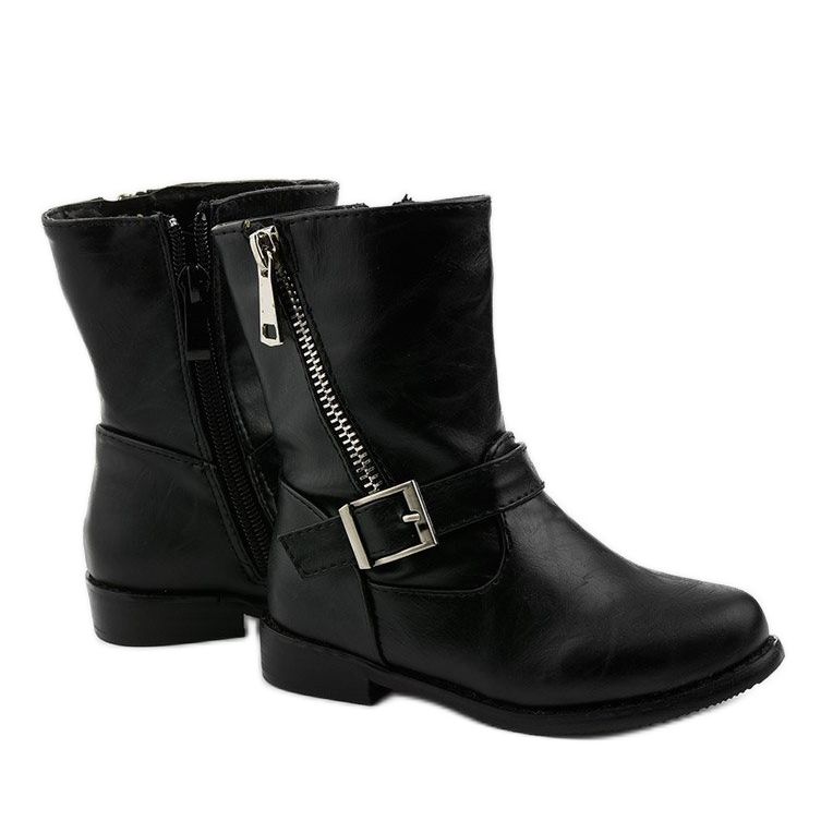 Bottes noires pour enfants pour filles Dlary 2