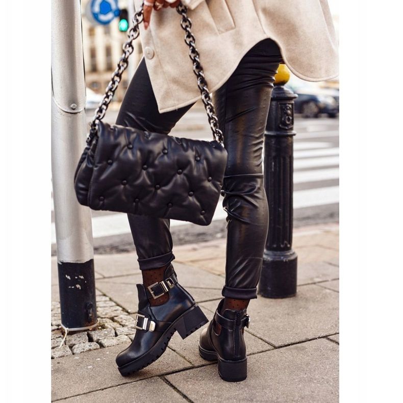 FE1 Bottes Femme Noir Boucles Frago le noir 1