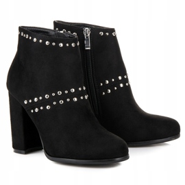 Seastar Bottines en daim sur le poteau noir 5