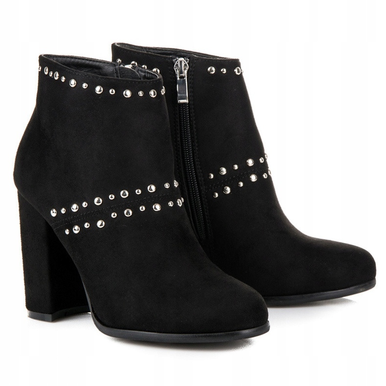 Seastar Bottines en daim sur le poteau noir 5