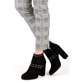 Seastar Bottines en daim sur le poteau noir 2