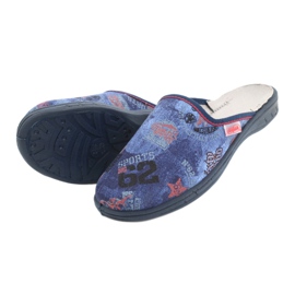 Chaussures enfants colorées Befado 707Y415 rouge bleu 4 Chaussures enfants colorées Befado 707Y415 rouge bleu 4