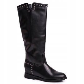 PS1 Bottes compensées isolées pour femmes Black Jets Karla le noir 6
