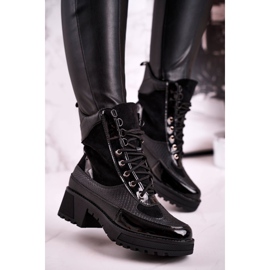 Bottes Workers Warmed Noir Imprimé Animal Helena le noir 2