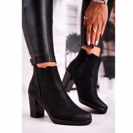 Bottes À Talons Sergio Leone Suède Noir BT311 le noir 2