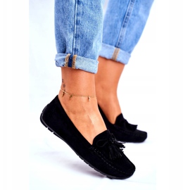 EVE Mocassins Femme Daim 20PB35-2003 Noir Donna Mia 3