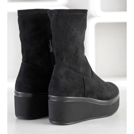 Bottes sur la plateforme Sergio Leone noir 1