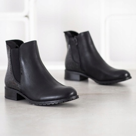 Kayla Bottes décontractées à imprimé serpent le noir 4