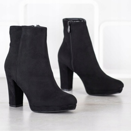 Seastar Bottes à talons hauts le noir 1