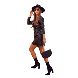 Big Star Bottes pour femmes sur le poteau GG274397 noir 2