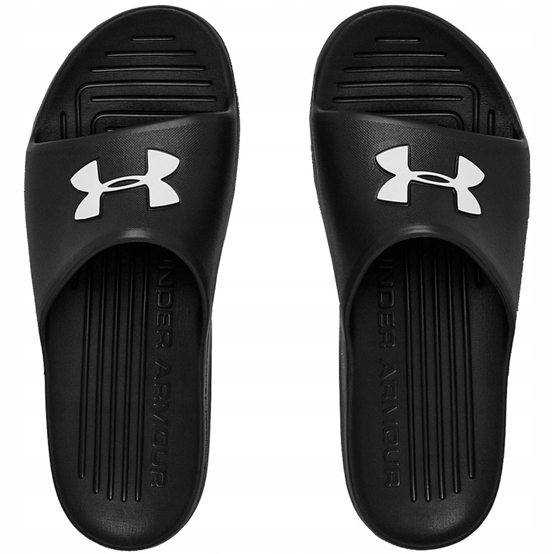 Under Armour Core Pth Sl chaussons pour hommes noirs 3021286 001 le noir le noir 1