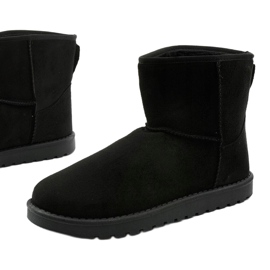 Bottes isolées noires de type émeu Loraven le noir 1