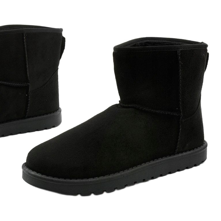 Bottes isolées noires de type émeu Loraven 1