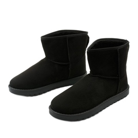 Bottes isolées noires de type émeu Loraven le noir 2