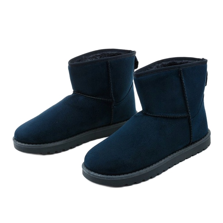 Bottes d'émeu isolées bleues Loraven bleu marine 2