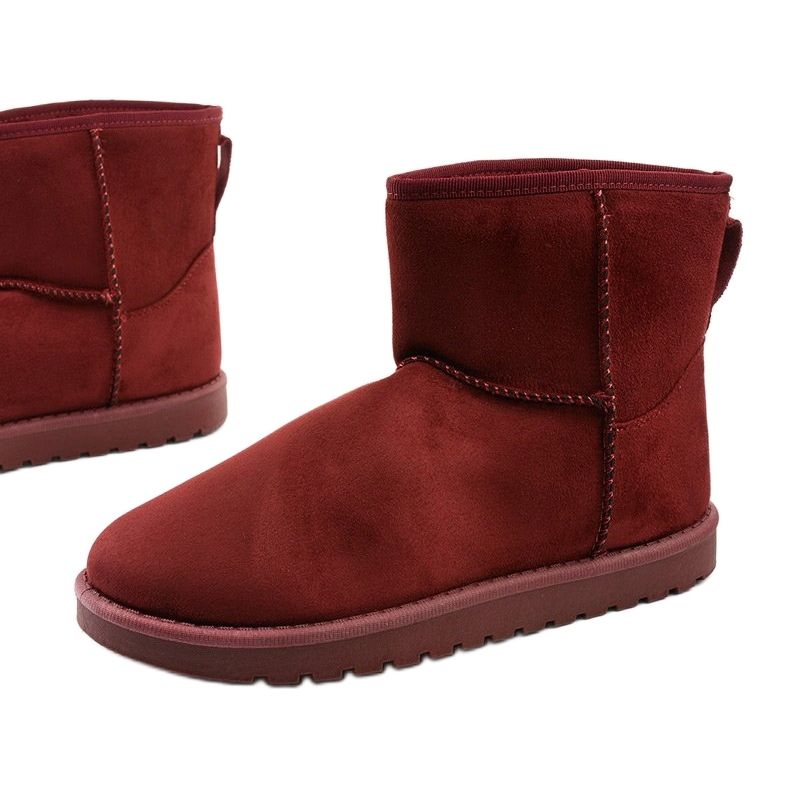 Bottes isolées rouges Loraven emu 1