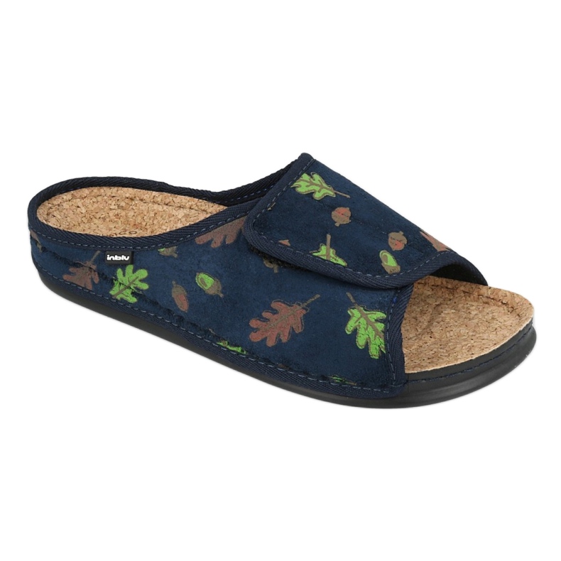 Chaussures femme Inblu 155D115 bleu marin vert 1