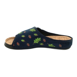 Chaussures femme Inblu 155D115 bleu marin vert 2