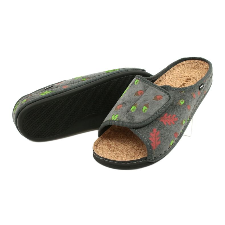 Chaussures femme Inblu 155D116 gris multicolore vert 4