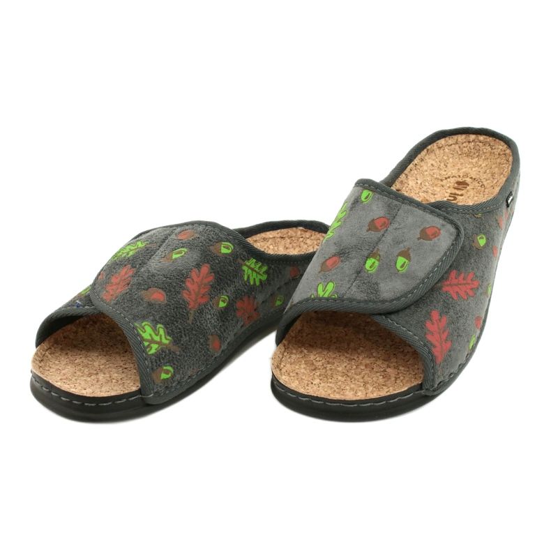 Chaussures femme Inblu 155D116 gris multicolore vert 3