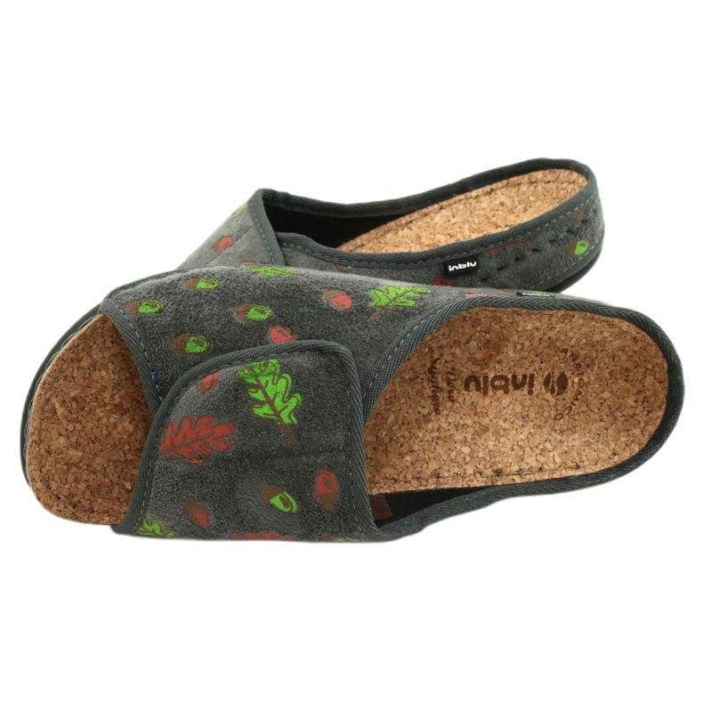 Chaussures femme Inblu 155D116 gris multicolore vert 5