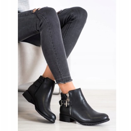 Kayla Bottes décontractées avec boucle le noir 2