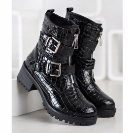 Super Me Travailleurs sur un curseur à imprimé serpent noir 1