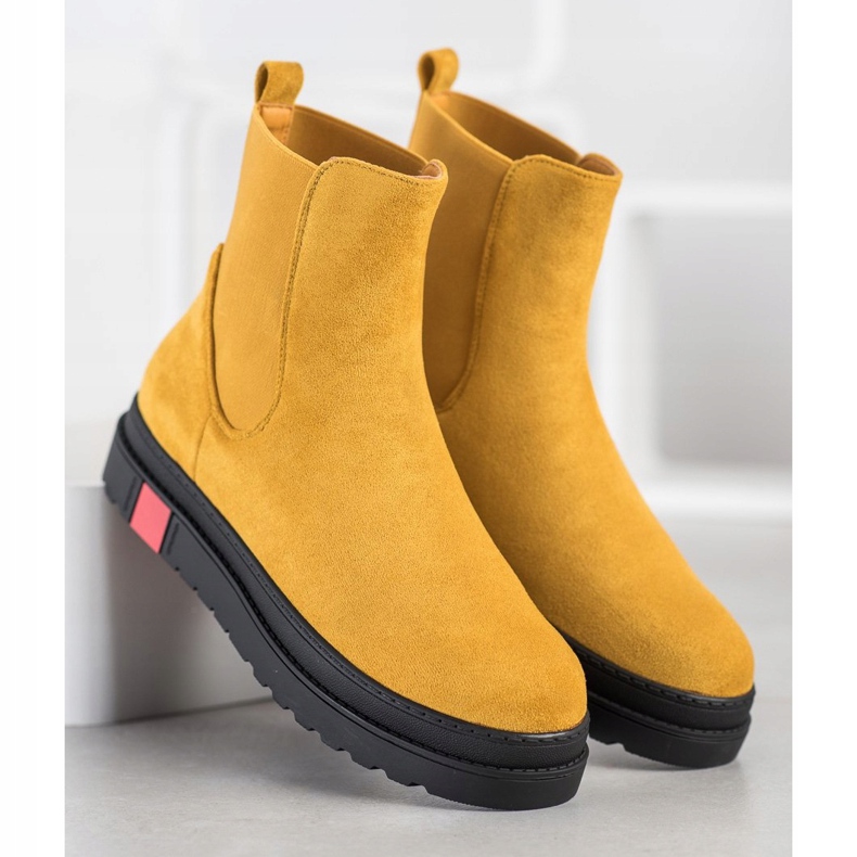 Seastar Bottes sur la plate-forme multicolore jaune 1