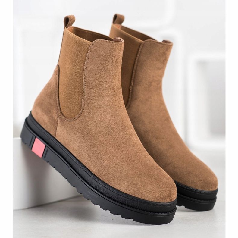 Seastar Bottes sur la plate-forme kaki vert 1