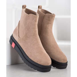 Seastar Bottes sur la plate-forme beige 1 Seastar Bottes sur la plate-forme beige 1