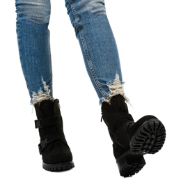 Bottes isolées noires pour femmes d'Irinrahne 1