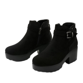 Bottines à plateforme Meridvielle noires 2