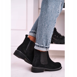 Bottines Femme Jodhpur boots Daim Noir Meagan le noir 3