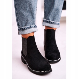 Bottines Femme Jodhpur boots Daim Noir Meagan le noir 4